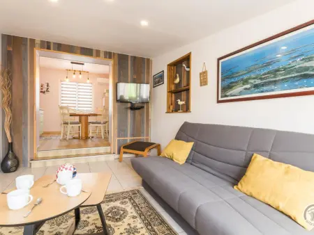Maison proche plage, clim, parking - 2 pers., Gite 2 personnes à Gouville sur Mer - Photo 6