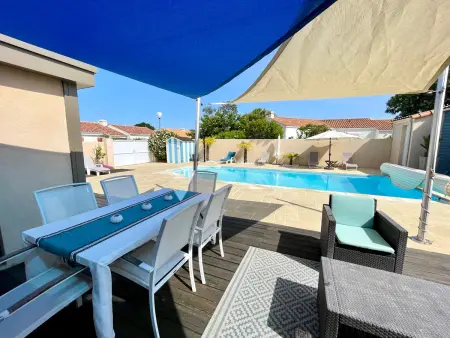 Belle maison avec piscine - 8 pers., Maison 8 personnes à Bretignolles sur Mer - Photo 1