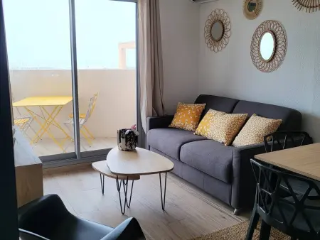Appartement rénové avec parking, clim et vue mer - 4 pers. - Photo 8