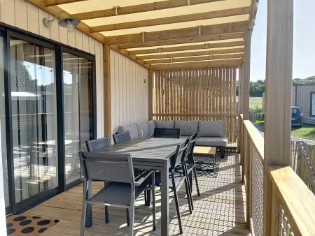 Beach house climatisée - 6 pers., Chalet 6 personnes à Saint Pair sur Mer - Photo 2