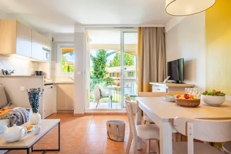 P&V Premium les Rives de Cannes Mandelieu Apartment 5 people - 1 bedroom - Terrace or balcony - Renovated, Escapade intelligente avec piscine - Photo 5