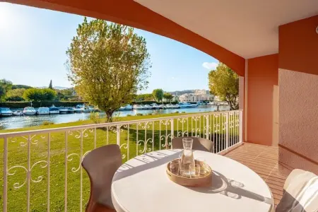 P&V Premium les Rives de Cannes Mandelieu Studio 4 people - 1 sleeping alcove - Terrace or balcony, Séjournez au bord de l'eau près de Cannes - Photo 24