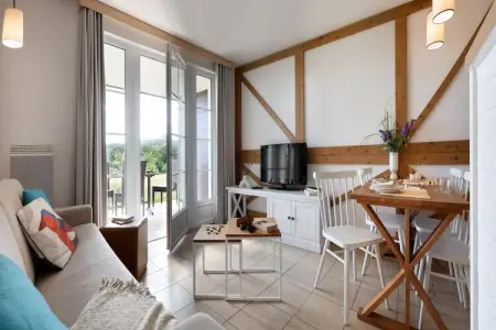 P&V Premium Résidence & Spa à Houlgate Apartment 4 people - 1 bedroom - Terrace or balcony, Appartement premium en Normandie pour 4 - Photo 9