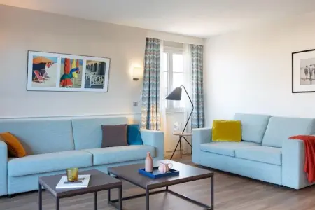 Pierre &Vacances Premium Presqu'île de La Touques Apartment 6 people - 2 bedrooms - Terrace or balcony - Harbor buildings, Appartement Scenic Harbour pour 6 personnes à Deauville - Photo 1
