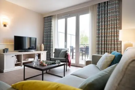 Pierre &Vacances Premium Presqu'île de La Touques Apartment 6 people - 2 bedrooms - Terrace or balcony - Duplex - Harbor buildin, Duplex à Deauville pour 6 avec terrasse - Photo 1
