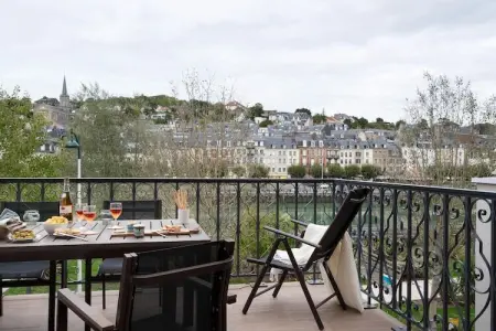 Pierre &Vacances Premium Presqu'île de La Touques Apartment 6 people - 2 bedrooms - Terrace or balcony - Duplex - Harbor buildin, Duplex à Deauville pour 6 avec terrasse - Photo 12
