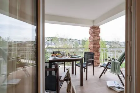 Pierre &Vacances Premium Presqu'île de La Touques Apartment 4 people - 1 bedroom - Terrace or balcony - Harbor buildings, Appartement avec vue sur le port de Deauville pour 4 personnes - Photo 14