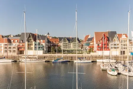 Pierre &Vacances Premium Presqu'île de La Touques Apartment 4 people - 1 bedroom - Terrace or balcony - Harbor buildings, Appartement avec vue sur le port de Deauville pour 4 personnes - Photo 35