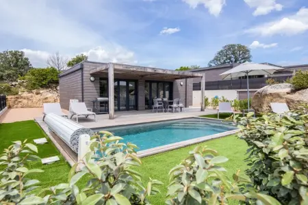 Résidence PV Les Terrasses d'Arsella House - 8 people - 4 bedrooms - Air conditioned - 4m private swimming pool - Terrace, Porto-Vecchio Séjournez près de la plage - Photo 16
