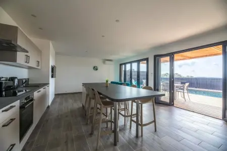 Résidence PV Les Terrasses d'Arsella House - 8 people - 4 bedrooms - Air conditioned - 7m private swimming pool - Terrace, Villa Lecci avec piscines extérieures - Photo 14