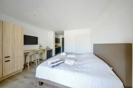 Résidence PV Les Terrasses d'Arsella Studio 2 people - Air conditioned - Large terrace, Retraite en Corse du Sud avec piscine - Photo 15