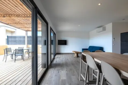 Résidence PV Les Terrasses d'Arsella Apartment - 6 people - 2 bedrooms - Air conditioned - Terrace, Oasis méditerranéenne près de Cala Rossa - Photo 16