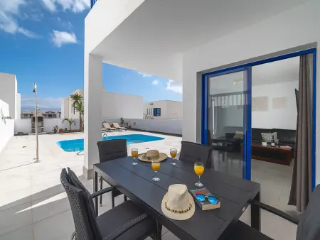 Villa avec piscine privée - Yaiza, Villa 6 personnes à Playa Blanca - Photo 2