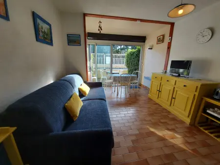 Studio Cabine 4 Pers. avec Wifi, Piscine, Parking à 500m de la Plage d'Argelès - Photo 1