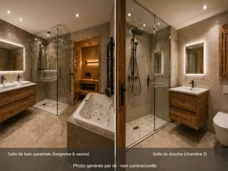 Appartement moderne, vue montagnes - 12 pers., Appartement 12 personnes à La Toussuire - Photo 5