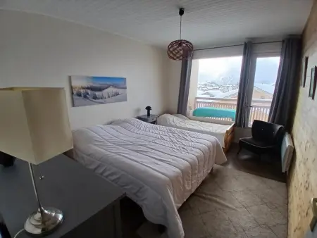 Appartement 5 pers, parking, centre Alpe d'Huez, Appartement 5 personnes à Huez - Photo 8