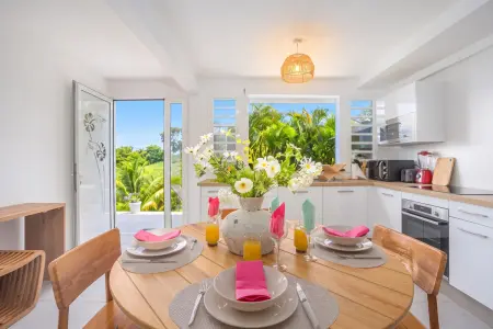 Bas de villa chaleureuse avec piscine privée, Maison 6 personnes à Le Carbet - Photo 1