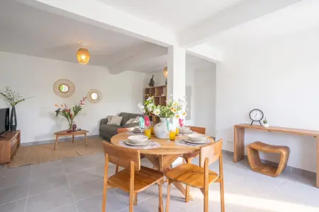 Bas de villa chaleureuse avec piscine privée, Maison 6 personnes à Le Carbet - Photo 6