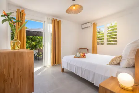 Bas de villa chaleureuse avec piscine privée, Maison 6 personnes à Le Carbet - Photo 7