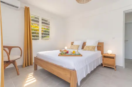 Bas de villa chaleureuse avec piscine privée, Maison 6 personnes à Le Carbet - Photo 12