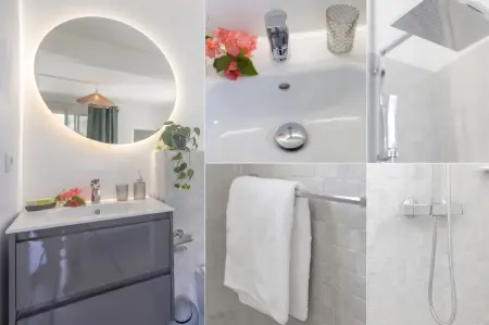 Bas de villa chaleureuse avec piscine privée, Maison 6 personnes à Le Carbet - Photo 16