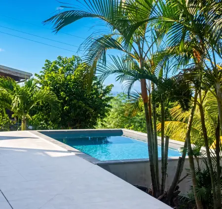 Bas de villa chaleureuse avec piscine privée, Maison 6 personnes à Le Carbet - Photo 17