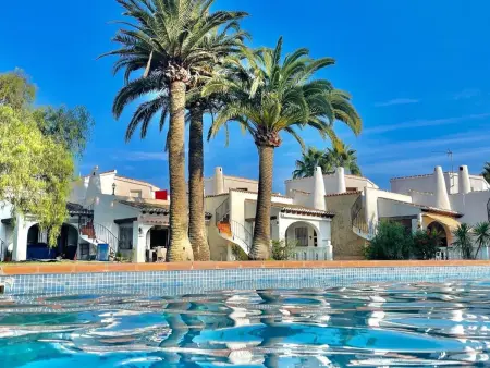 Moraira : Location pour 4 avec piscine, proche plage et tennis - Photo 1