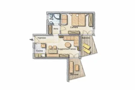 345656, Appartement de vacances avec 1 chambre - Photo 40