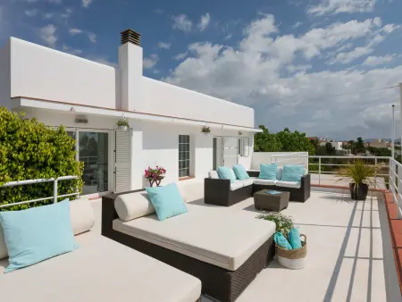 Villa moderne vue mer - 10 pers., Villa 8 personnes à Sant Jordi de ses Salines - Photo 15