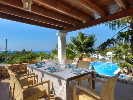 Maison ibizienne, vue mer imprenable - 8 pers., Villa 8 personnes à Sant Josep de sa Talaia - Photo 1