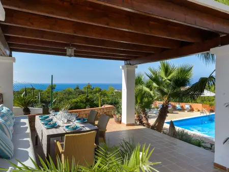 Maison ibizienne, vue mer imprenable - 8 pers., Villa 8 personnes à Sant Josep de sa Talaia - Photo 3