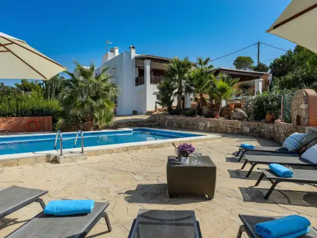 Maison ibizienne, vue mer imprenable - 8 pers., Villa 8 personnes à Sant Josep de sa Talaia - Photo 6