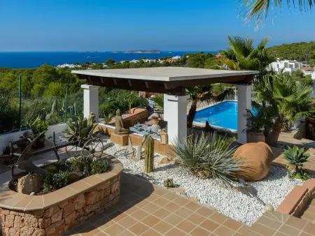Maison ibizienne, vue mer imprenable - 8 pers., Villa 8 personnes à Sant Josep de sa Talaia - Photo 11