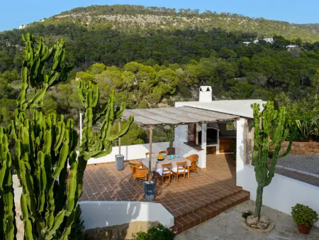 Maison ibizienne, vue mer imprenable - 8 pers., Villa 8 personnes à Sant Josep de sa Talaia - Photo 12