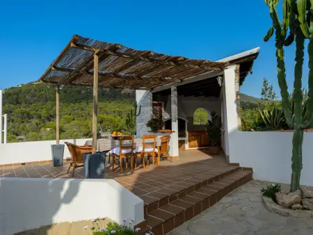 Maison ibizienne, vue mer imprenable - 8 pers., Villa 8 personnes à Sant Josep de sa Talaia - Photo 13