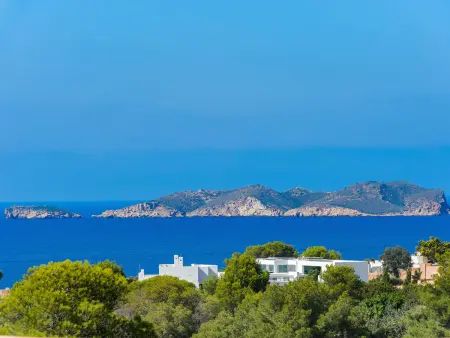 Maison ibizienne, vue mer imprenable - 8 pers., Villa 8 personnes à Sant Josep de sa Talaia - Photo 18