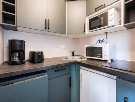 Studio, animaux admis, vue pistes - 4+1 pers., Appartement 5 personnes à Le Corbier - Photo 6