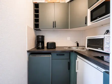 Studio, animaux admis, vue pistes - 4+1 pers., Appartement 5 personnes à Le Corbier - Photo 7