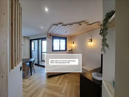 Studio vue piste - 5 pers., Appartement 5 personnes à La Toussuire - Photo 2