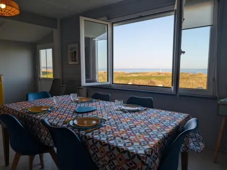 Maison vue mer, animaux bienvenus - 4 pers., Gite 4 personnes à Quinéville - Photo 1