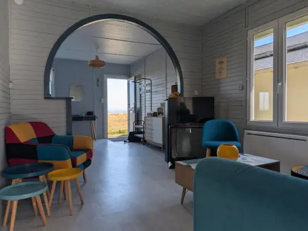 Maison vue mer, animaux bienvenus - 4 pers., Gite 4 personnes à Quinéville - Photo 9