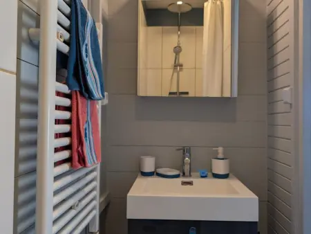 Maison vue mer, animaux bienvenus - 4 pers., Gite 4 personnes à Quinéville - Photo 12