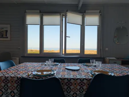 Maison vue mer, animaux bienvenus - 4 pers., Gite 4 personnes à Quinéville - Photo 16