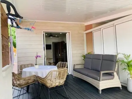 Maison avec piscine privée, parking, clim - 4 pers. - Photo 12