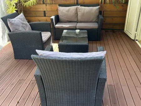 Maison avec piscine privée, parking, clim - 4 pers. - Photo 15