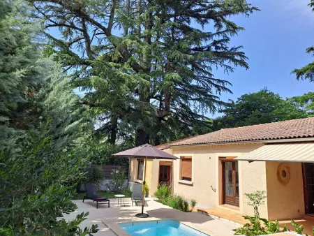 Maison climatisée, piscine privée - 6 pers., Villa 6 personnes à Vallon Pont d'Arc - Photo 10