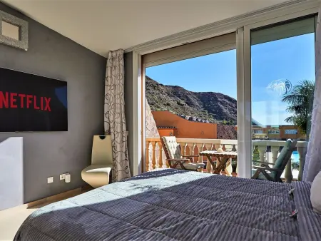 in Barranco Del Cura mit Kleinem Balkon, Maison 4 personnes à Mogán - Photo 27