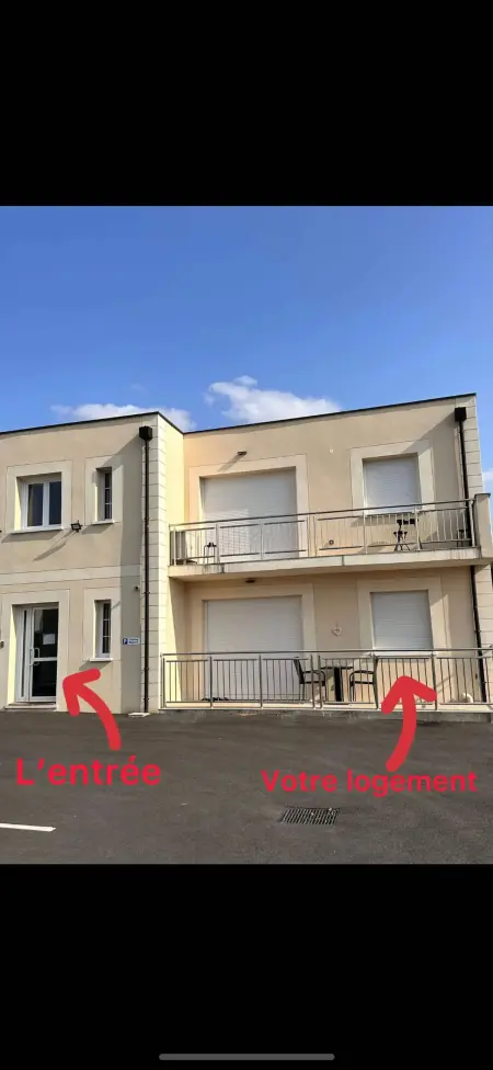 Appartement avec balcon à Freneuse - 54 m², Appartement 9 personnes à Freneuse - Photo 36
