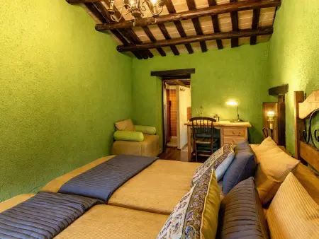 Villa rustique, piscine privée, vue montagne - 14 pers. - Photo 12