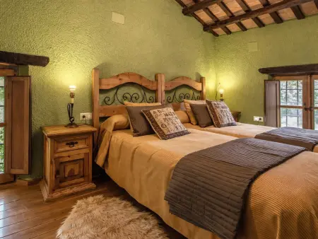Villa rustique, piscine privée, vue montagne - 14 pers. - Photo 13